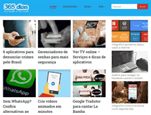 Tablet Screenshot of meus365dias.com